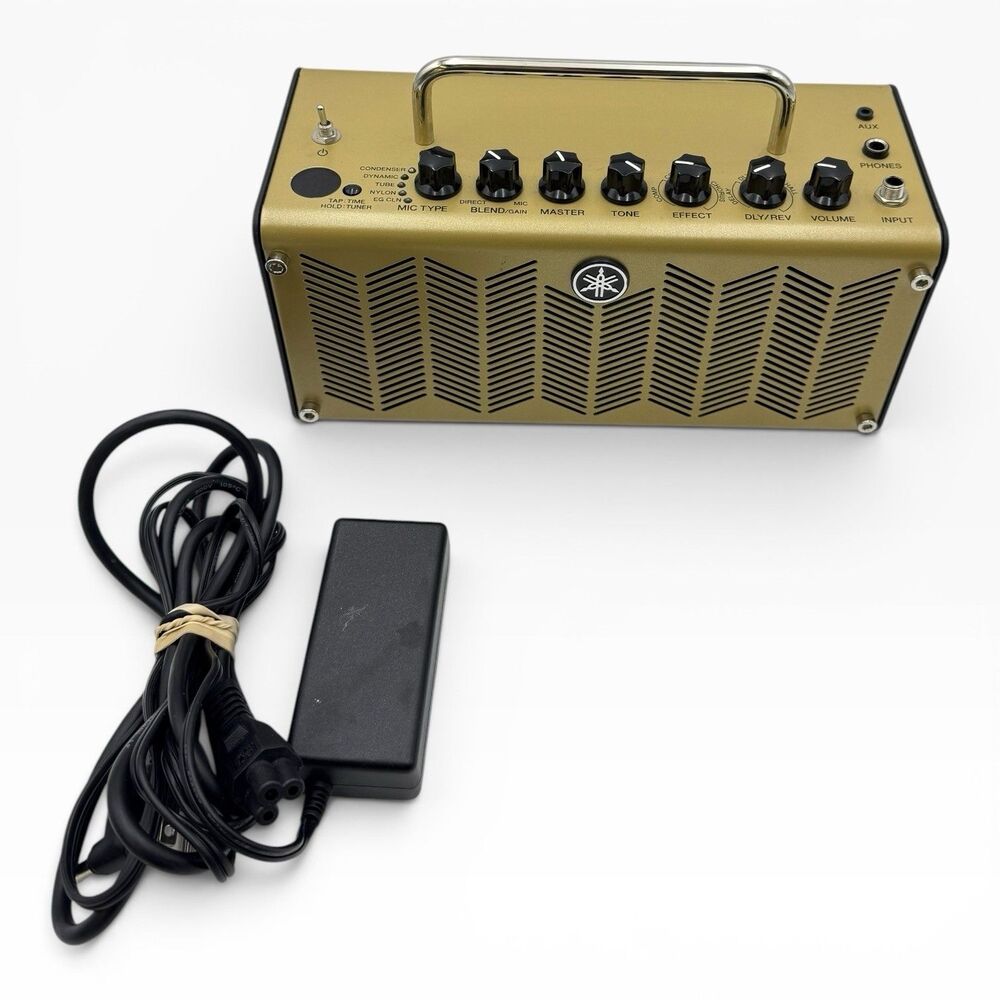 YAMAHA THR5 Portable Mini Guitar Amplifier Cream Amp W Power Supply